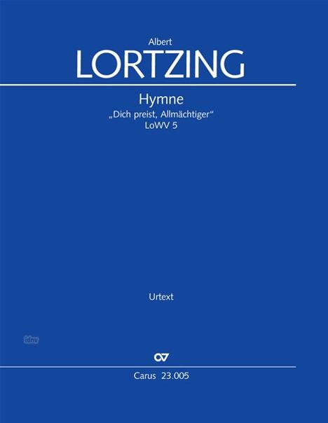 Hymne C-Dur LoWV 5 (1822), Noten