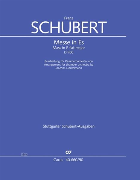 Franz Schubert: Messe in Es Es-Dur D 950, Noten