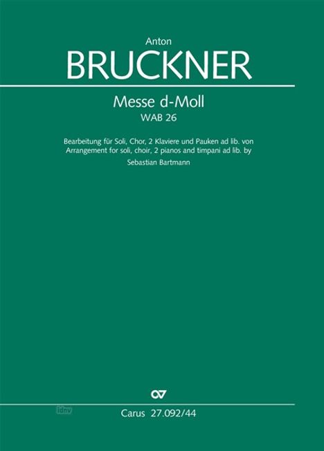 Anton Bruckner: Messe d-Moll WAB 26, Noten