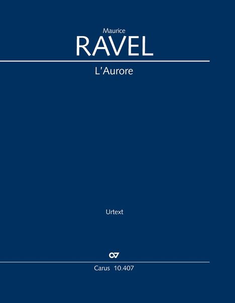 Maurice Ravel (1875-1937): L'Aurore (Klavierauszug), Buch