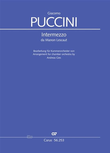 Giacomo Puccini: Intermezzo, Noten