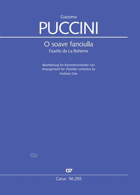 Giacomo Puccini: O soave fanciulla, Noten