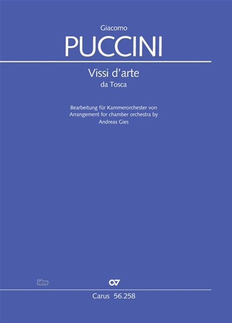 Giacomo Puccini: Vissi d’arte, Noten