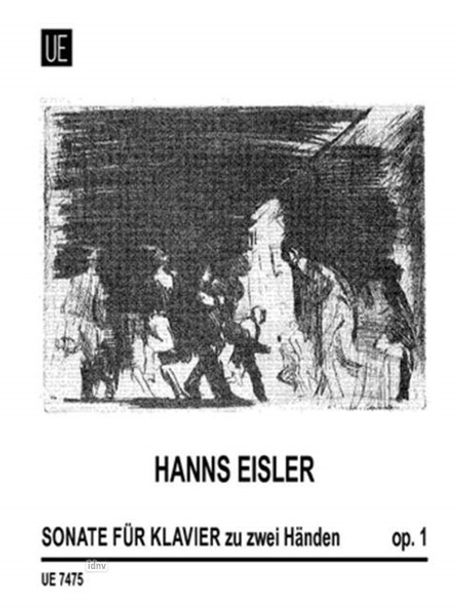 Hanns Eisler: Sonate für Klavier op. 1 (1923), Noten