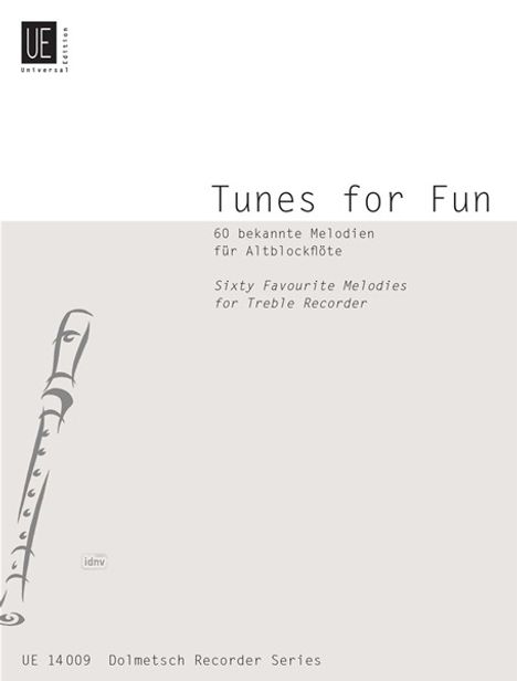 Diverse: Tunes for fun für Altblockflöte (Gitarre,Schlagwerk ad lib.), Noten