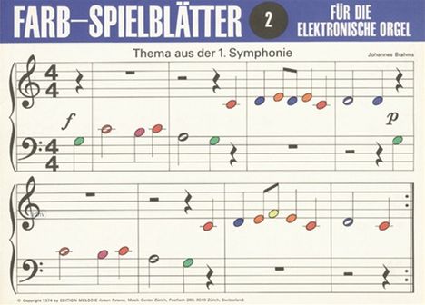 Hans Bodenmann: Farb-Spielblaetter 2, Noten