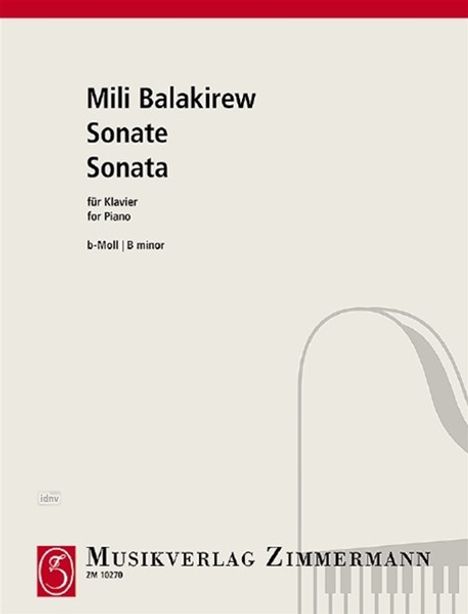 Mily Balakireff: Sonate b-Moll (1905), Noten