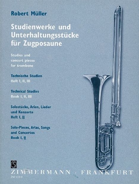 Robert Müller: Studienwerke und Unterhaltungsstück, Noten