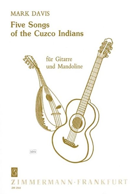 Marc Morgan Davis: Fünf Songs der Cuzco-Indianer, Noten