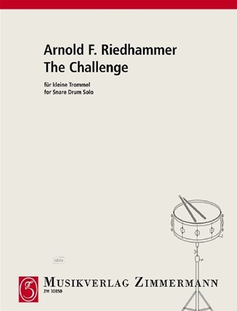 Arnold Riedhammer: The Challenge für kleine Tromm, Noten