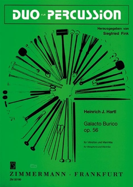 Heinrich Hartl: Galacto Burico op. 56, Noten