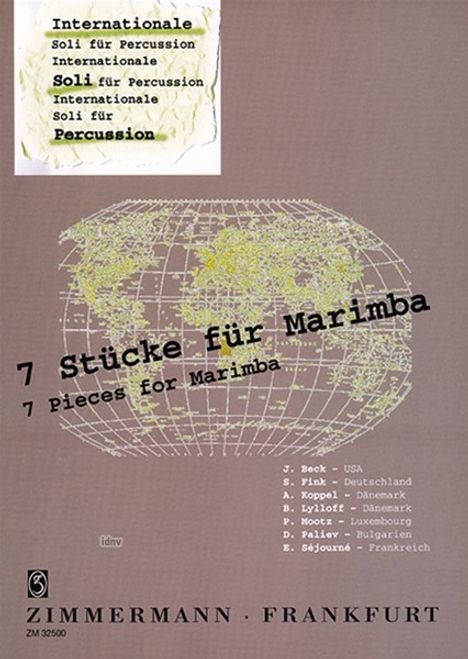 Internationale Soli für Percussion: 7 Stücke für Marimbaphon, Buch