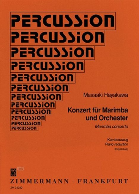 Masaaki Hayakawa: Konzert für Marimba und Orches, Noten