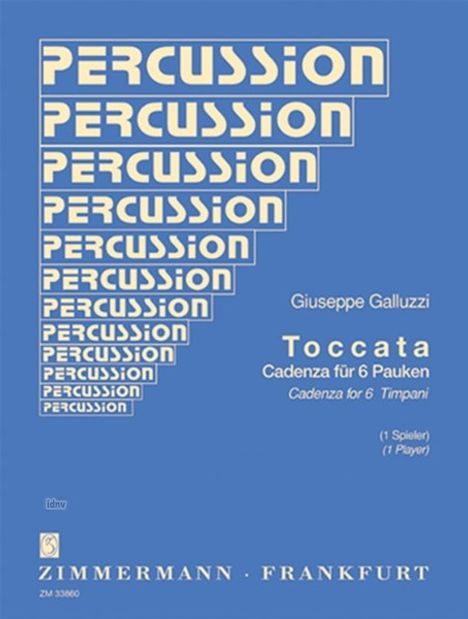 Giuseppe Galluzzi: Toccata (Cadenza), Noten