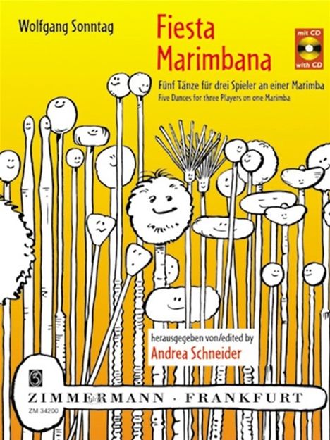 Wolfgang Sonntag: Fiesta Marimbana, Noten