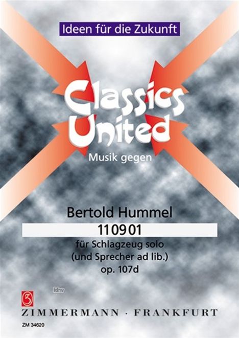 Bertold Hummel: 110901 op. 107 d, Noten