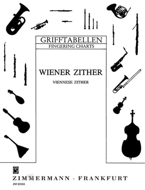 Grifftabelle für Wiener Zither, Noten