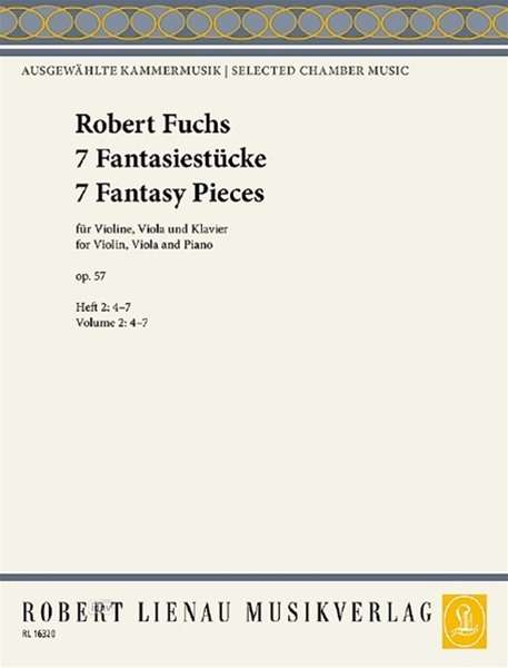 Robert Fuchs: Sieben Fantasiestücke 2, Noten