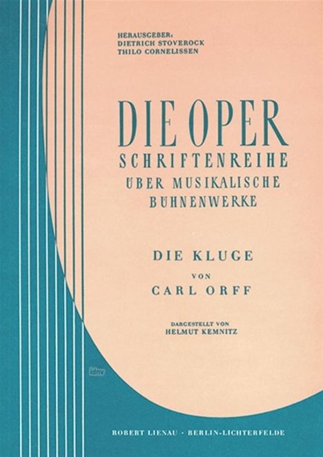 Carl Orff: Die Kluge, Noten