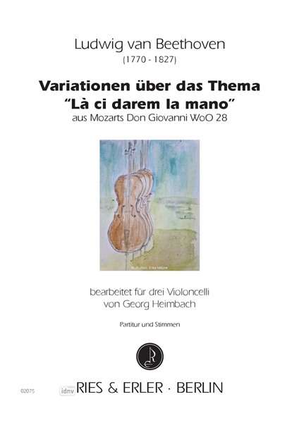 Ludwig van Beethoven: Variationen über das Thema "Là ci darem la mano" aus Mozarts Don Giovanni WoO 28, Noten