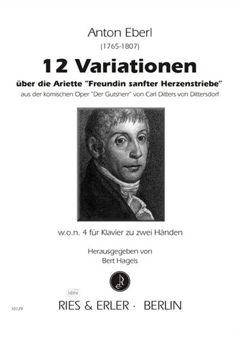 Anton Eberl: 12 Variationen für Klavier zu zwei Händen w.o.n. 4, Noten