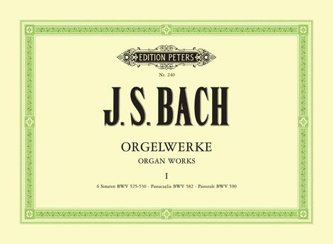 Johann Sebastian Bach (1685-1750): Orgelwerke in 9 Bänden - Band 1, Buch