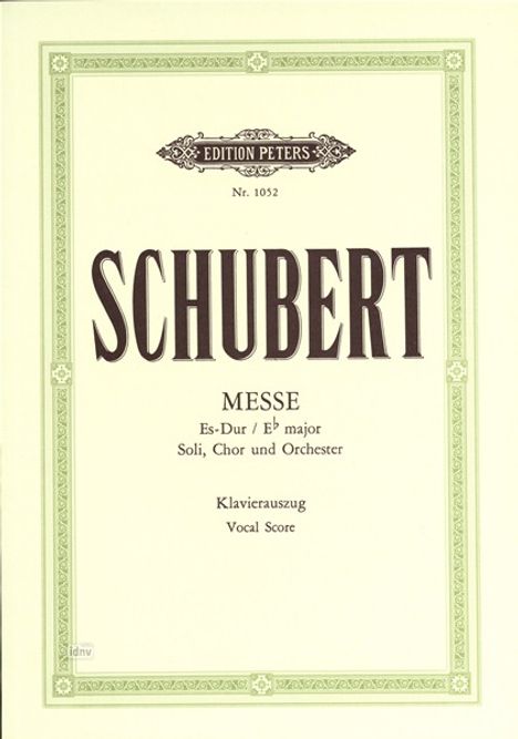 Schubert, F: Messe Es-Dur D 950, Noten