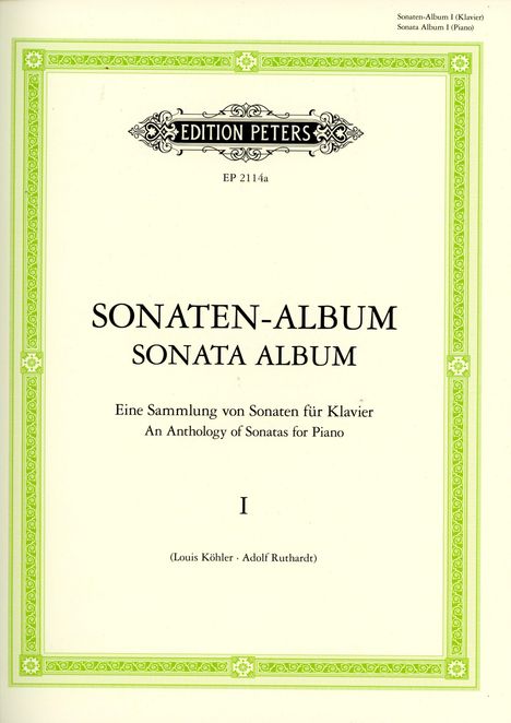 Sonaten-Album für Klavier, Band 1, Noten