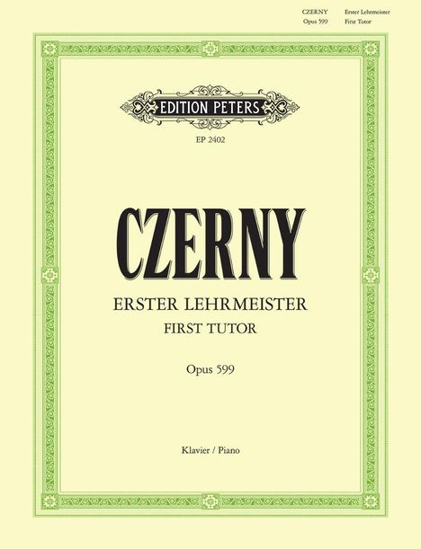 Carl Czerny (1791-1857): Erster Lehrmeister, Buch