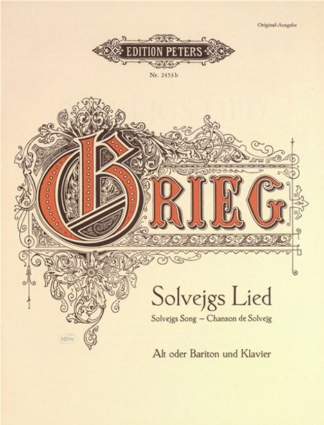 Grieg,E.            :Solv... /NT /sgst-t(asolo /GH, Noten