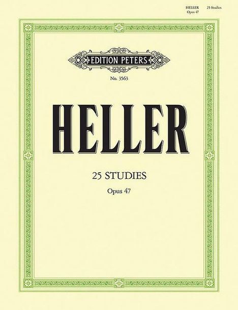 25 Studies Op. 47 for Piano, Buch