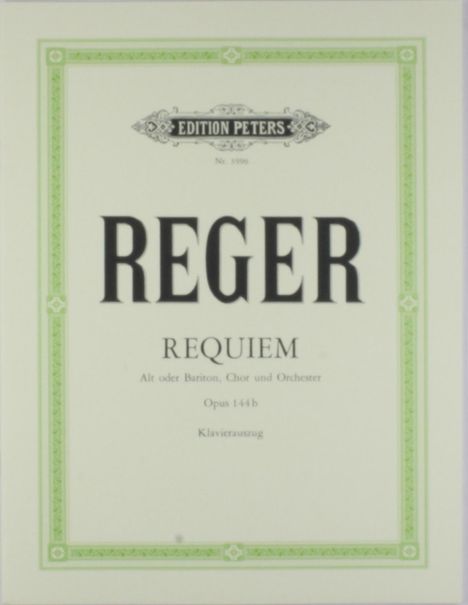 Requiem op. 144b, Noten