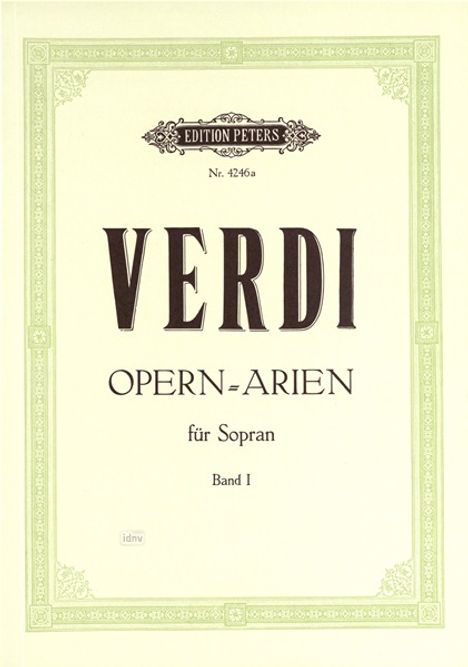 Giuseppe Verdi: Arienalben (deutsch/italienisc, Noten