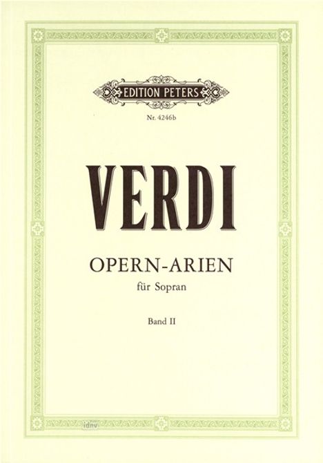 Giuseppe Verdi: Arienalben (deutsch/italienisc, Noten