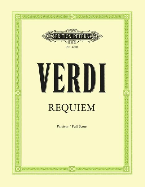 Requiem (1874) (Full Score): Conductor Score, Buch