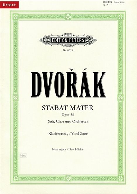 Stabat Mater Op.58 (Vocal Score), Noten