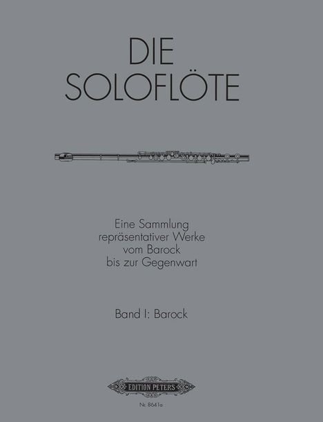 Die Soloflöte, Band 1: Barock, Buch