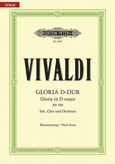 Antonio Vivaldi (1678-1741): Gloria D-Dur RV 589, Buch