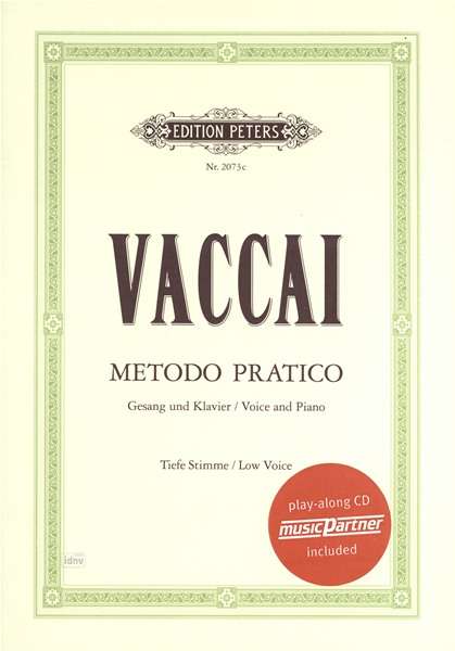 Nicola Vaccai (1790-1848): Metodo pratico di Canto Italiano, Buch
