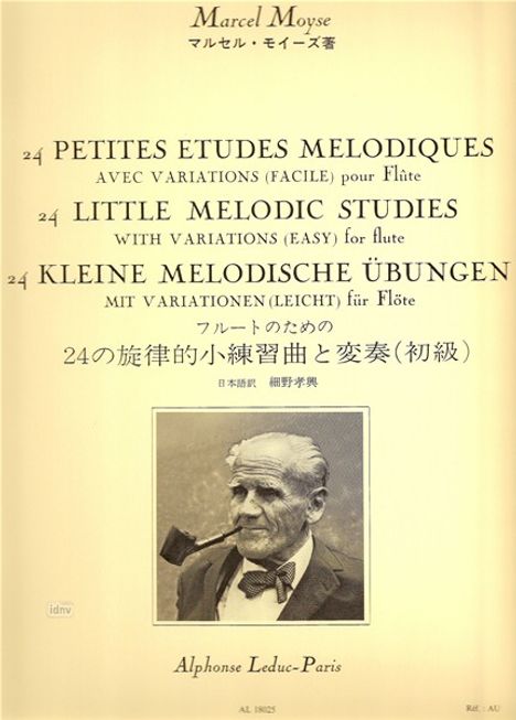 Marcel Moyse: 24 Petites Etudes Melodiques, Noten