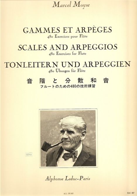 Marcel Moyse: Gammes Et Arpeges, Noten