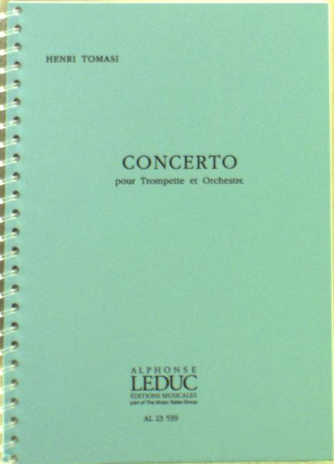 Henri Tomasi: Concerto (Trompette Orchestre), Noten