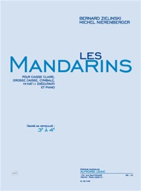 Bernard Zielinski: Les Mandarins, Noten