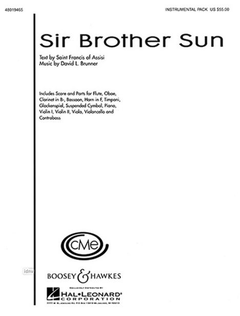 David L. Brunner: Sir Brother Sun, Noten