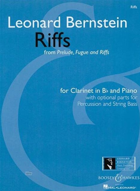 Leonard Bernstein: Riffs (1949), Noten