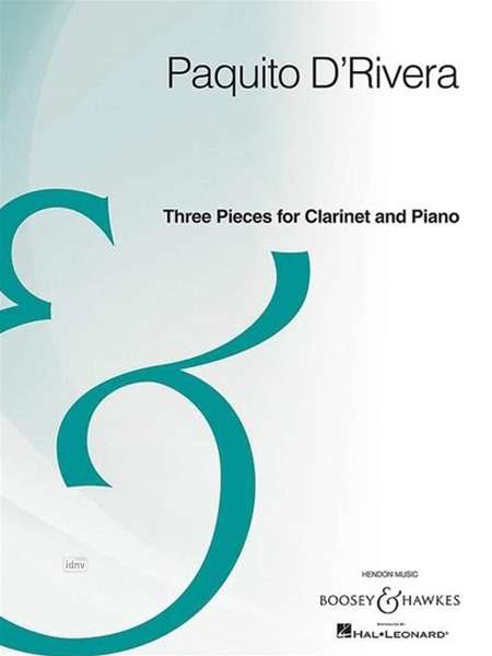Paquito D'Rivera: Three Pieces for Clarinet and Piano, Noten
