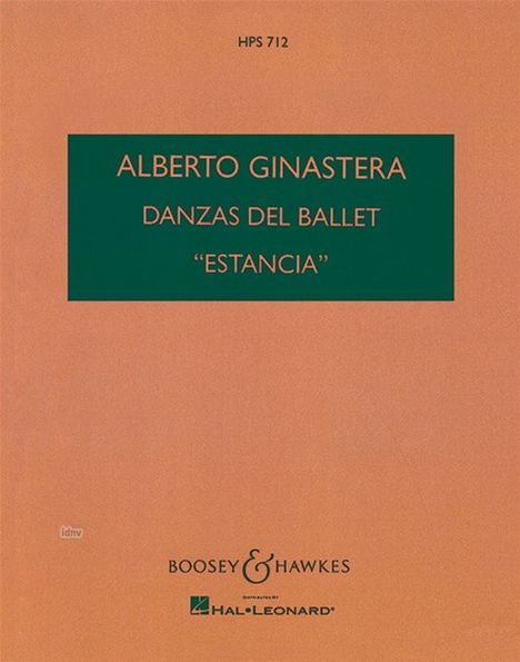 Alberto Ginastera: Vier Tänze aus dem Ballett "Estancia" op. 8a (1941), Noten