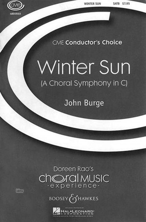 John Burge: Winter Sun, Noten