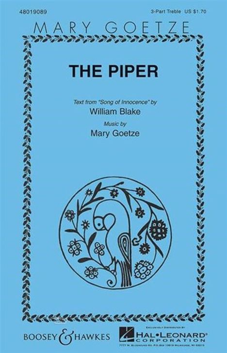 Mary Goetze: The Piper, Noten