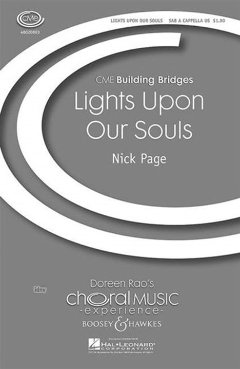 Nick Page: Lights Upon Our Souls, Noten